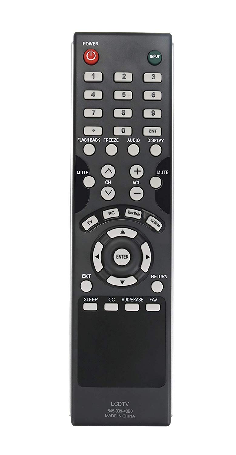 AULCMEET 845-039-40B0 Replaced Remote fit for Sharp AQUOS TV LC-60E69U LC-40LE433U LC-40LE431U LC-60E69U LC-40LE431 LC-40LE431UA LC-40LE433 LC-40LE433UA LC-40LE431U LC-40LE433U LC60E69U LC40LE433U LC40LE431 - Image 1